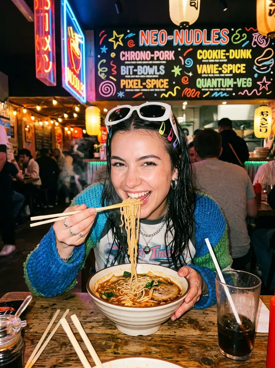 Restaurant group campaign featuring a licensed likeness